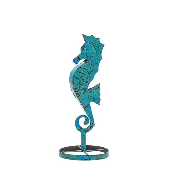 Balcony Beyond Seahorse Statue for Decor- Distressed Finish BA2647769